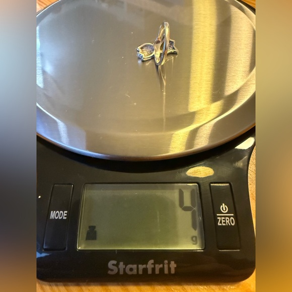 Sterling silver ring, with double tulip design and seashell details. Pre-owned - Picture 5 of 5